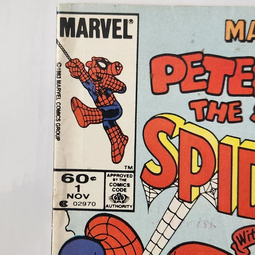 MARVEL TAILS #1 SPIDER-HAM 1st Appearance Peter Porker Comic Book Very Good Cond